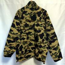  90'S ビンテージ A BATHING APE エイプカモフラ柄ナイロンブルゾン_画像8