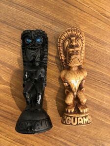 Art hand Auction Juego de 2 piezas de adornos de Guam, trabajos hechos a mano, interior, bienes varios, ornamento, objeto