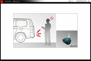 プロボックス バックブザー 夜間消音式 トヨタ純正部品 パーツ オプション