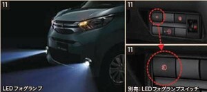 ekクロス LEDフォグランプ ※LEDフォグランプスイッチは別売り 三菱純正部品 B34W B35W B37W B38W パーツ オプション