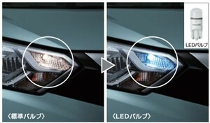 デイズ LEDバルブ ポジションランプ用 日産純正部品 B43W B44W B45W B46W B47W B48W パーツ オプション