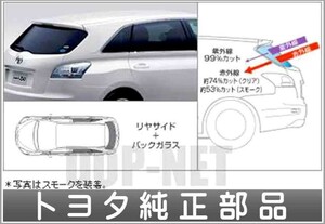 マークＸジオ ＩR（赤外線）カットフィルムリヤサイド・バックガラス トヨタ純正部品 パーツ オプション