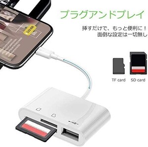 カードリーダー 転送 SD iPhone iOS14 双方向 データ転送