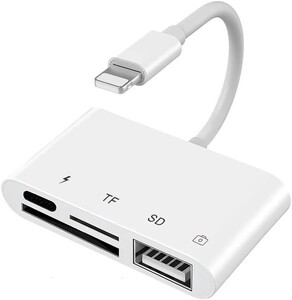 iPhone SD カードリーダー 最新 iOS14 双方向 データ転送 充電