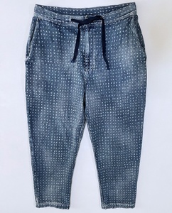  Porter Classic PORTER CLASSIC 7 ten thousand degree 2019 AFRICAN COTTON PANTS Africa n cotton pants 2 approximately 81cm indigo 