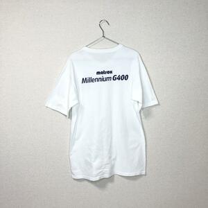 希少 USA製 90s★Matrox Millennium G400★PC部品 ブランド 半袖 Tシャツ カットソー size L 管:B:04