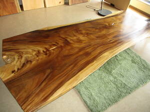 Y010■　　モンキーポッド　ビッグサイズ　テーブル　板　　ローテーブル 　ダイニング　 カウンター　 座卓 天板 　無垢　一枚板　