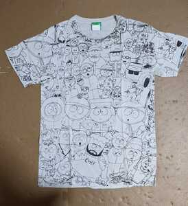 希少 2001年製 ヴィンテージ サウスパーク Tシャツ SOUTH PARK 総柄 アメキャラ USA アニメ 映画