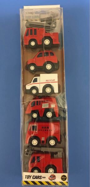 ［新品未開封］UIIQ TOY CARS 緊急車両 ミニカー6台セット