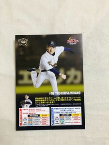 ◇オリックス・バファローズ ポストカード 平野佳寿