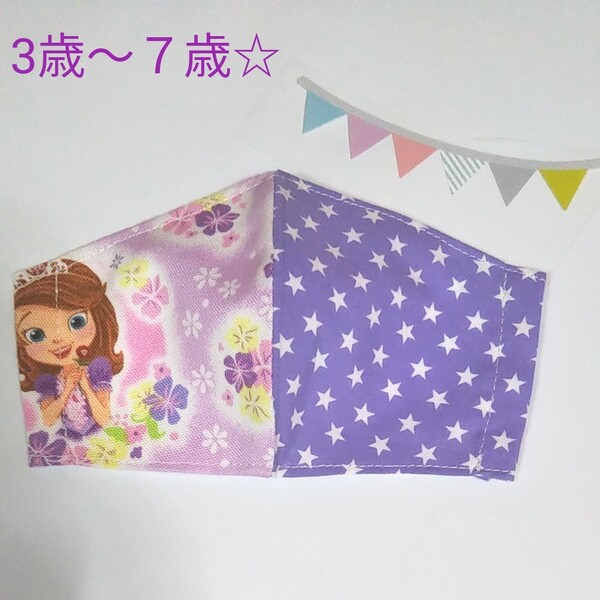 ハンドメイド 立体 マスク プリンセス 姫 女の子