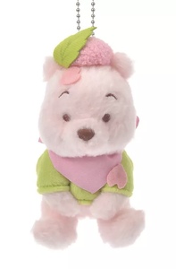  Disney магазин Pooh мягкая игрушка брелок для ключа * цепочка для ключей Sakura розовый Винни Пух 2021/ весна сезон ограничение Винни Пух Sakura / Sakura 