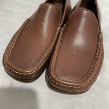 ☆送料無料☆COLE HAAN☆レザーヒールローファー☆スクエアトゥ☆7 １/2☆24.5cm☆C21_画像3