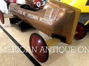  сегодня ограниченная цена!! Vintage USA гонки применяющийся товар общая длина 215cm мыло box Lincoln Jaycees шлем есть 