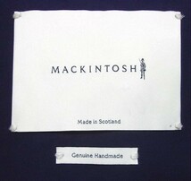 新品★定価14万★MACKINTOSH マッキントッシュ★ゴム引きコート★コットン製★ステンカラーコート★サイズ8★ネイビー_画像6