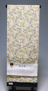  японский шелк весна . крепдешин натуральный шелк длинное нижнее кимоно земля ( длинное нижнее кимоно ) 832