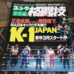 ☆ゴング格闘技　1994年12月23日号　日本スポーツ出版社☆