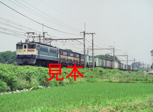 鉄道写真645ネガデータ、121301000006、EF65-1070＋貨物、JR東北本線、蓮田～東大宮、2000.06.01、（4134×3027）