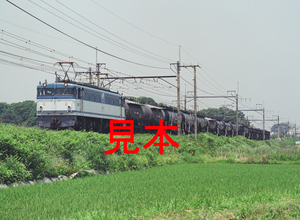 鉄道写真645ネガデータ、121301000009、EF65-118＋貨物、JR東北本線、蓮田～東大宮、2000.06.01、（4102×3004）
