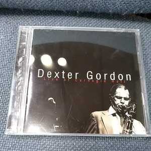 DEXTER GORDON/LIVE AT CARNEGIE HALL 1978 中古CD