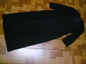 *yosie inaba ( stock ) Bigi black V collar long One-piece 7 minute sleeve 9 number 