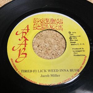Jacob Miller - Tired Fe Lick Weed In A Bush / 7インチ