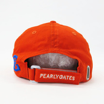 【美品】PEARLY GATES パーリーゲイツ 2019年モデル キャップ オレンジ系 FR [240001459305] ゴルフウェア メンズ_画像3