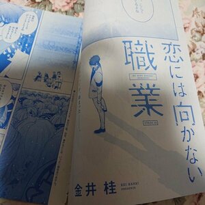 BL雑誌切抜★金井桂「恋には向かない職業 第10話」Dear+2017/12
