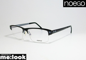 noego ノエゴ フランスの手作りメガネフレーム 眼鏡 メガネ フレーム faiencePin5-63 サイズ53 度付可 グレイ/ブラック