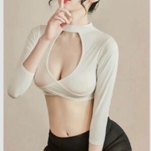コスプレ Tバック 女教師 トップス オープンバスト スパンデックス ミニスカ sexy セパレート 熟女
