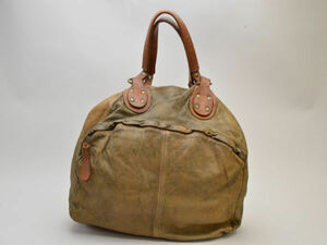 joru geo blatoGIORGIO BRATO leather Boston bag / tote bag Brown lady's e_u F-B6372