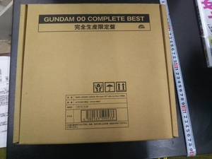  Mobile Suit Gundam OO[GUNDAM OO COMPLETE BEST] complete production limitation record,Blu-spec CD+Blu-ray+ accessory, transportation for rust go in, unused * unopened 