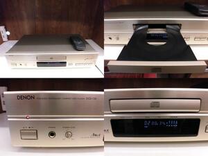 DENON・CDプレーヤー・DCD-735 / 1998年頃～・リモコン付き・シャンパンゴールド色　※動作確認済品です