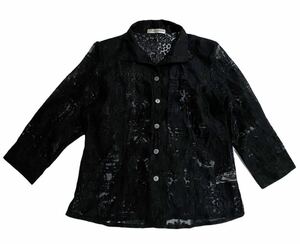 Belle HABILLER ベルアビエ ジャケット トップス 薄地 ブラック 長袖 羽織もの 13号 美品