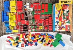 レゴ 1401 LEGO 園児用特別セット 古い 初期 パーツ ブロック 欠品あり 窓 樹木 ミニフィグ 車輪 ドア 基礎板 船 飛行機