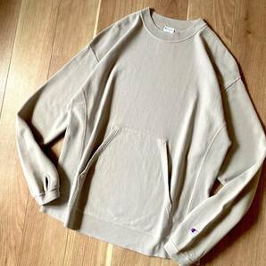 別注 ビックシルエット★ Lサイズ Champion × UNITED ARROWS monkey time REVERSE WEAVE SWEAT アローズ チャンピオン スウェット シャツの画像1