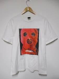 nitraid Nitraid mask man panel print T-shirt L size 