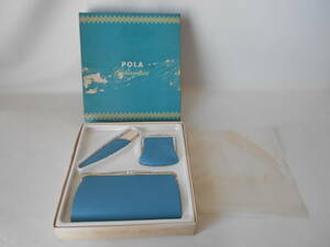 A / POLA Cosmetics ポーラ コスメティック ローズクラス ジャンティ パース クラッチバッグ ミラー付き小物入れ コーム 非売品 未使用品