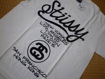 激レア・稀少★STUSSY ステューシー ★STUSSY VS Crash CUSTOMADE WORLDTOUR Tシャツ★ホワイト ★M_画像2