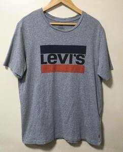 Levi’s リーバイス デカロゴ プリントTシャツ サイズ L 赤タブ