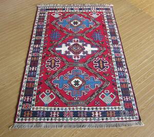 【158×107】イラン直輸入★アゼルバイジャン産キリム・KILIM■2060-376-18