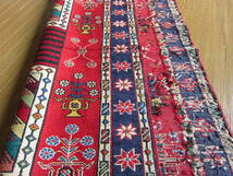 【150×101】イラン直輸入★アゼルバイジャン産キリム・KILIM■2010-436-18_画像8