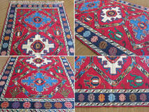 【156×105】イラン直輸入★アゼルバイジャン産キリム・KILIM■2056-373-18_画像5