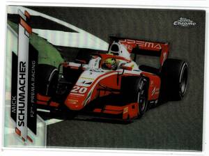 2020 Topps Chrome Formula 1 Mick Schumacher #75 Refractor F1