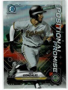 2021 Bowman Chrome Nick Gonzales Positional Promise 