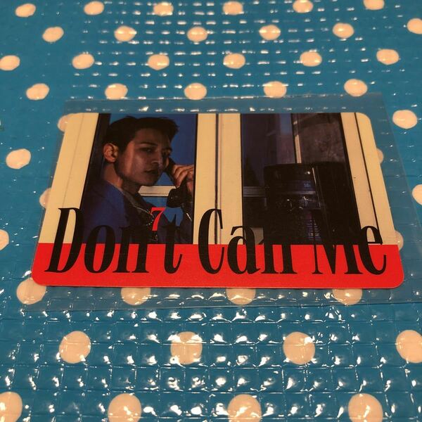 SHINee★Don't Call Me★FAKE REALITY ver.★封入特典 トレカ PHONE CARD フォン カード★ミノ