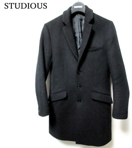 Цена по каталогу: 31,900 йен STUDIOUS Studios Шерстяное пальто Честер