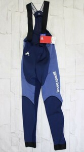 05 00085 * le coq sportif Le Coq s Porte .f bib pants Hybrid Bib Pants men's QCMOGD63 NVY Japan size S corresponding [ new goods unused goods ]