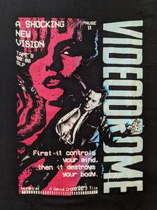 新品 ヴィデオドローム ビデオドローム VIDEODROME Tシャツ M ホラー 映画 vhs dvd blu-ray デヴィッド・クローネンバーグ 映画秘宝