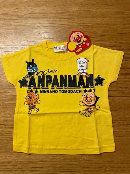 アンパンマン キッズTシャツ　80サイズ　イエロー